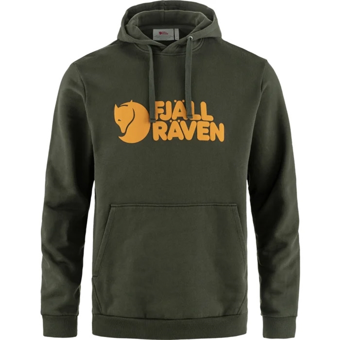 Fj? Llr? Ven Logo Hoodie Herre Deep Forest Xl