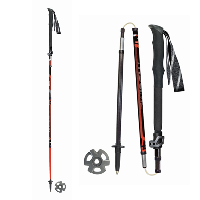 Masters Trecime Tour Vandrestav  Black Red