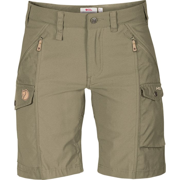 Fj? Llr? Ven Nikka Shorts Curved Woman Light Olive