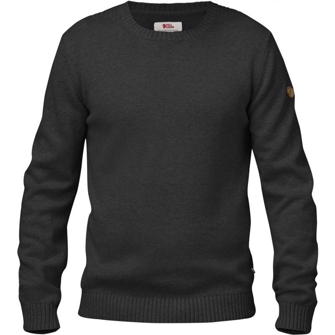 Fj? Llr? Ven ? Vik Knit Crew Dark Grey Xl