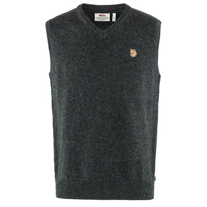 Fj? Llr? Ven ? Vik Wool Vest Men Uldveste Dark Grey Xl