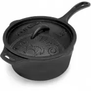 Petromax Cast Iron Saucepan With Lid Kr    Kasserolle