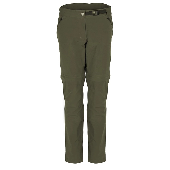 Pinewood Everyday Travel Zip Off Dame Green