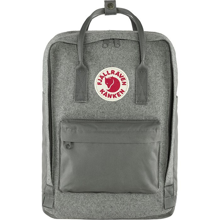 Fj? Llr? Ven Kånken Re Wool Laptop   Taske  L Granite Grey