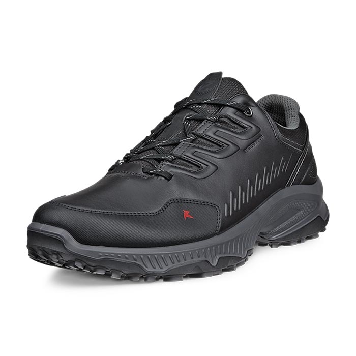 Ecco Receptor Xp Wp Leather Herre Mænd Black Ecco Vandresko
