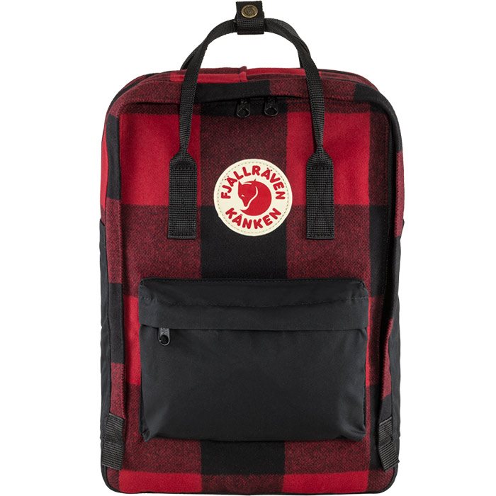 Fj? Llr? Ven Kånken Re Wool Laptop   Taske  L Red Black