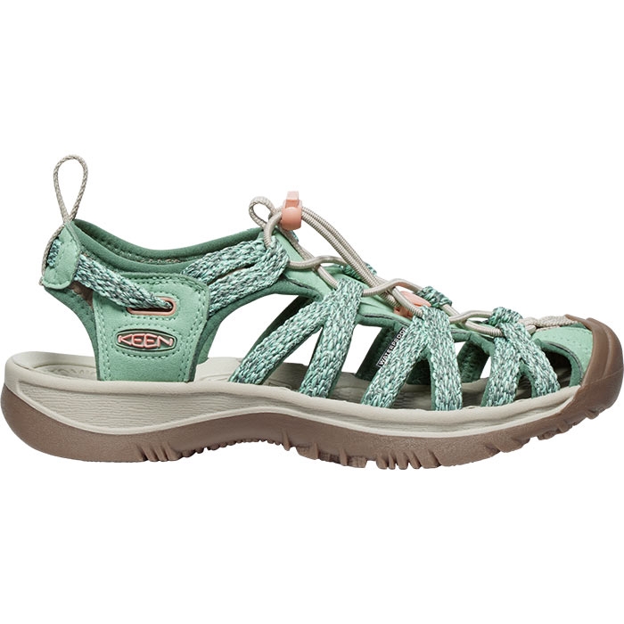 Keen Whisper Sandal W  Granite Green Peach Parfait
